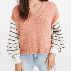 Madewell Color-Block Sweater